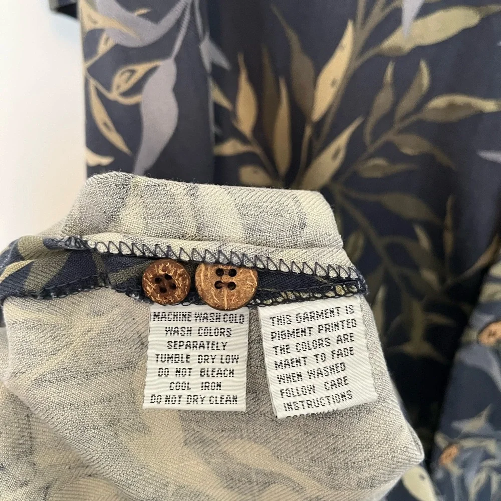 Tommy Bahama silk patterned button down